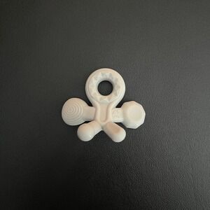 Dentistar Silicone Baby Teether Star Multi-Textured Soothing Toy Gray